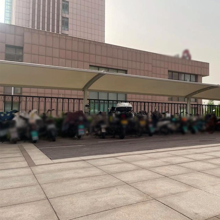 和田市膜结构电动车棚